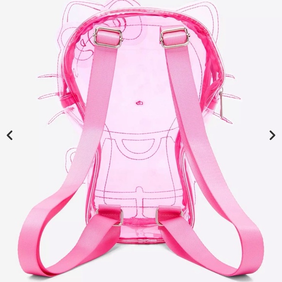 Pink Transparent Character Backpack - Picture 3 of 7